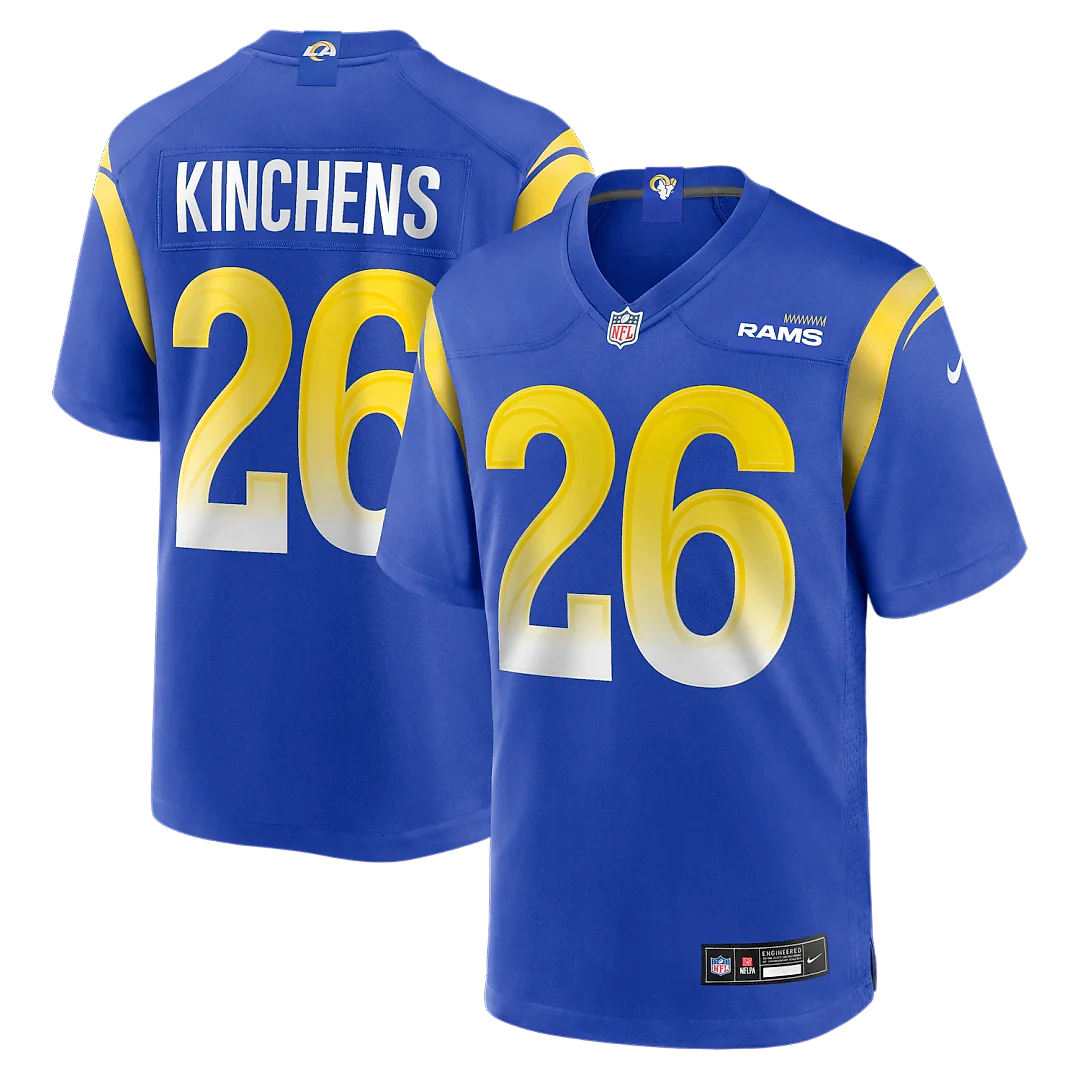 Zennovawear Kamren Kinchens Los Angeles Rams Team Game Jersey - Royal