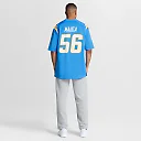 Zennovawear Kanai Mauga Los Angeles Chargers Team Game Jersey - Powder Blue