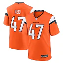 Zennovawear Karene Reid Denver Broncos Team Game Jersey - Orange