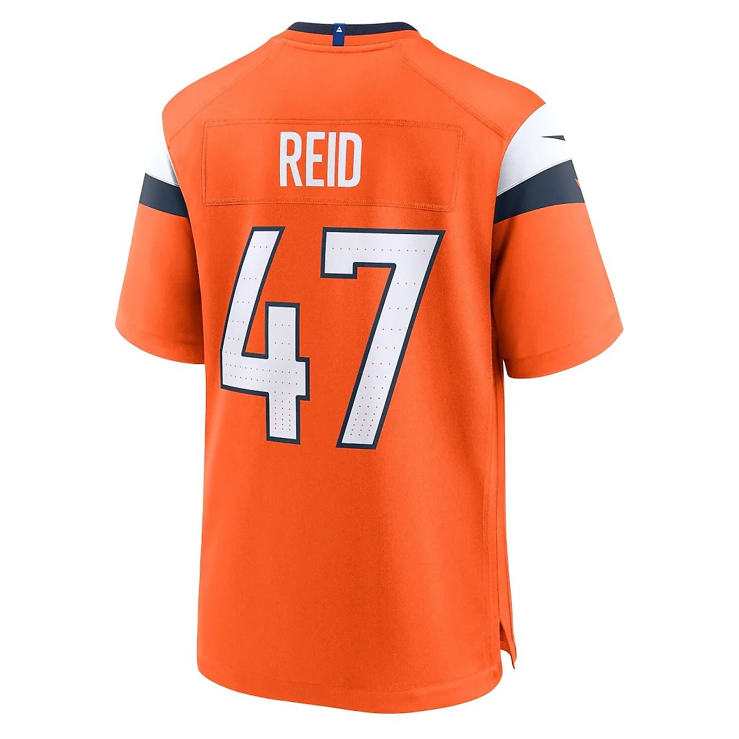 Zennovawear Karene Reid Denver Broncos Team Game Jersey - Orange