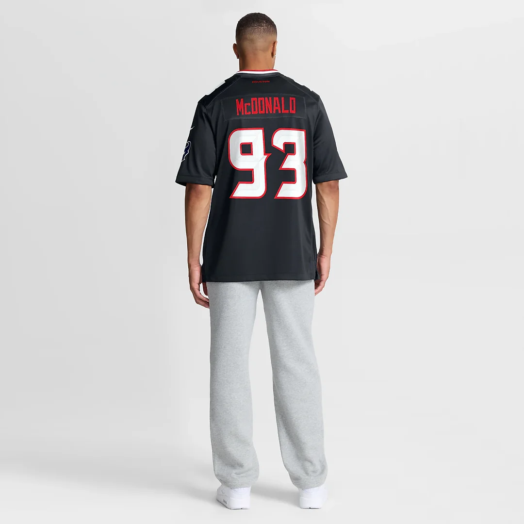 Zennovawear Kayden McDonald Houston Texans Team Game Jersey - Navy
