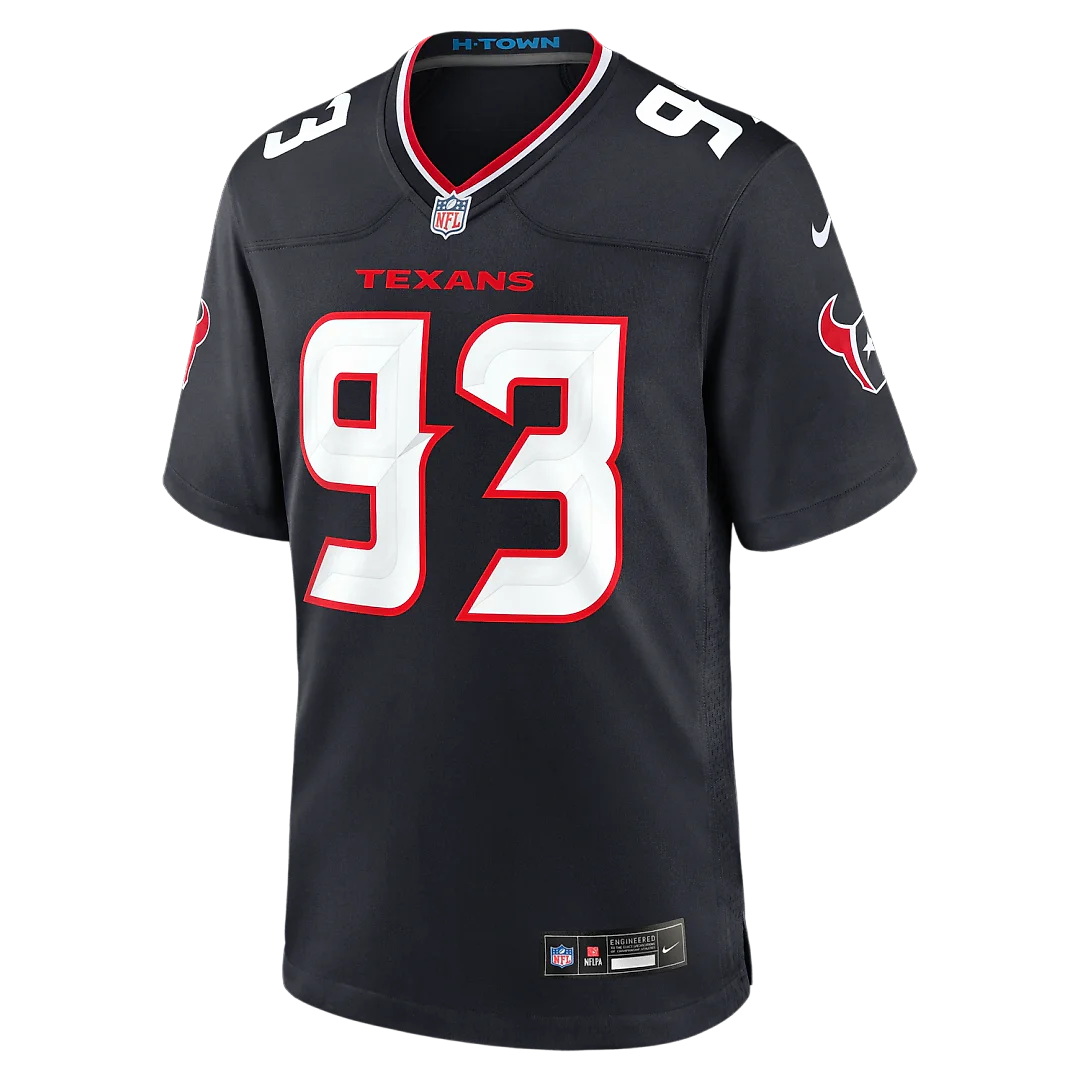 Zennovawear Kayden McDonald Houston Texans Team Game Jersey - Navy