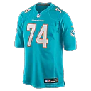 Zennovawear Kayden ProctorMiami Dolphins 2026 NFL Draft First Round Pick No. 12 Team Game Jersey - Aqua