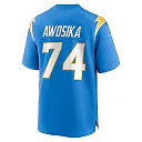 Zennovawear Kayode Awosika Los Angeles Chargers Team Game Jersey - Powder Blue