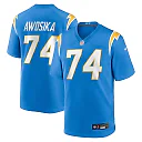 Zennovawear Kayode Awosika Los Angeles Chargers Team Game Jersey - Powder Blue