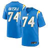 Zennovawear Kayode Awosika Los Angeles Chargers Team Game Jersey - Powder Blue