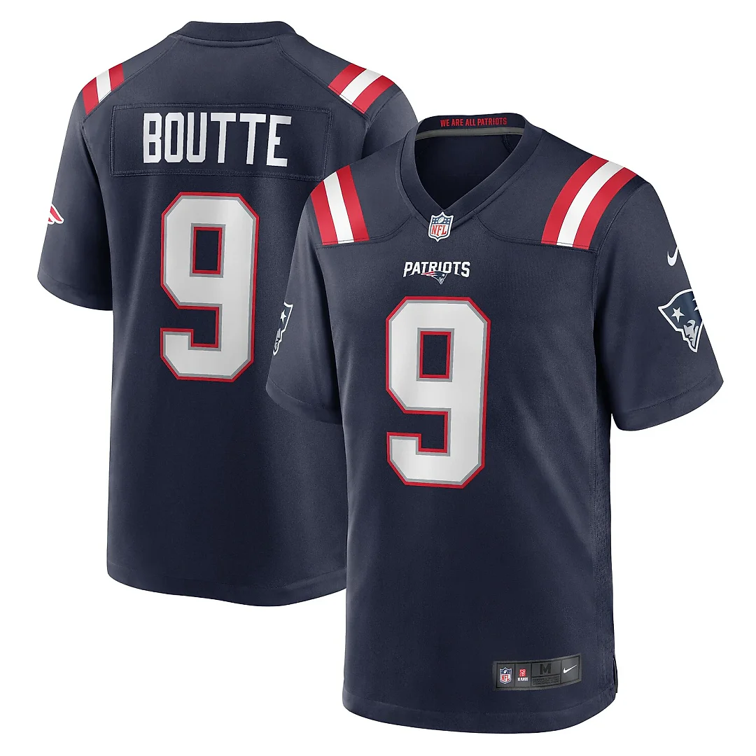 Zennovawear Kayshon Boutte New England Patriots Game Jersey - Navy