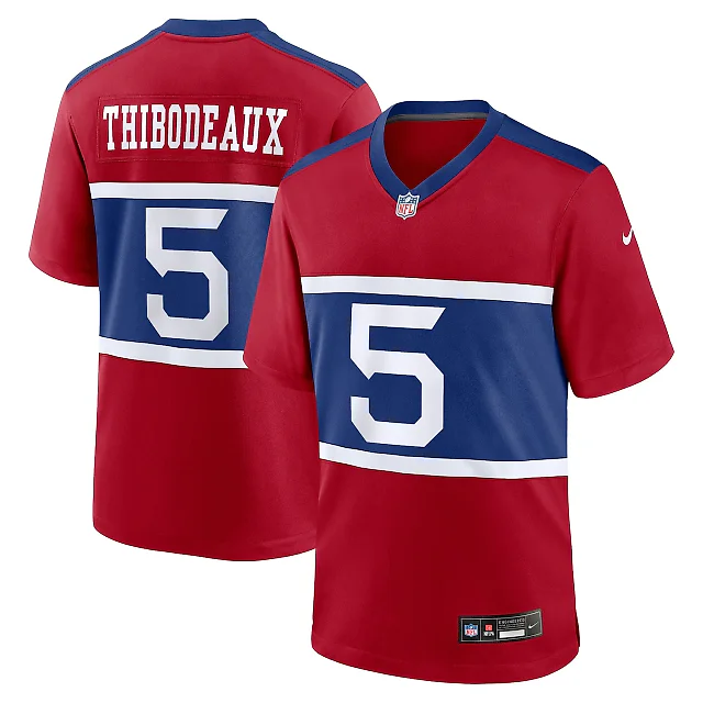 Zennovawear Kayvon Thibodeaux New York Giants Alternate Player Game Jersey - Century Red