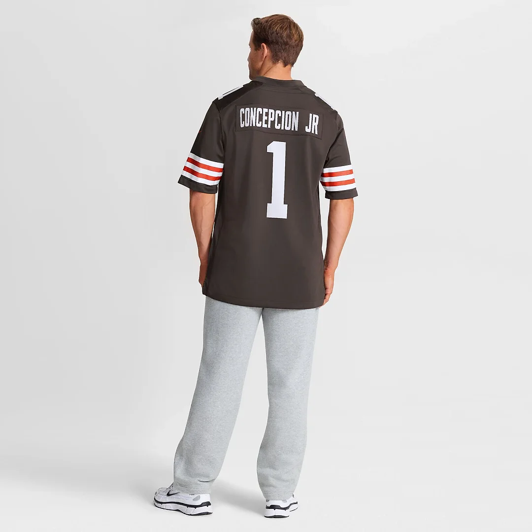 Zennovawear KC Concepcion Cleveland Browns 2026 NFL Draft First Round Pick No. 24 Team Game Jersey - Brown
