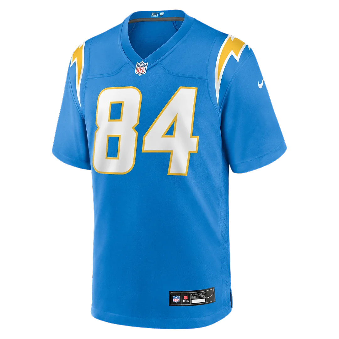 Zennovawear KeAndre Lambert-Smith Los Angeles Chargers Team Game Jersey - Powder Blue