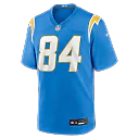 Zennovawear KeAndre Lambert-Smith Los Angeles Chargers Team Game Jersey - Powder Blue
