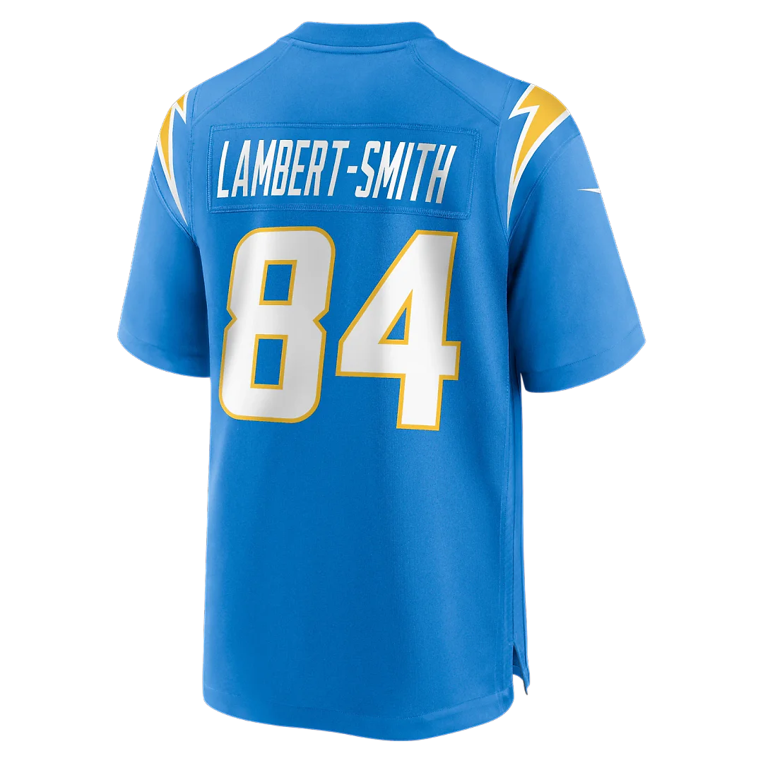 Zennovawear KeAndre Lambert-Smith Los Angeles Chargers Team Game Jersey - Powder Blue