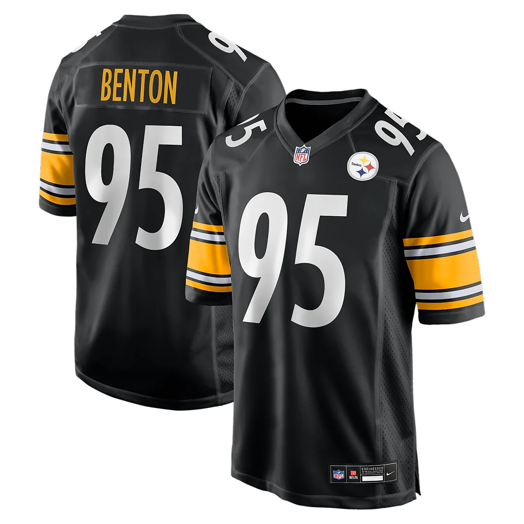 Zennovawear Keeanu Benton Pittsburgh Steelers Team Game Jersey - Black