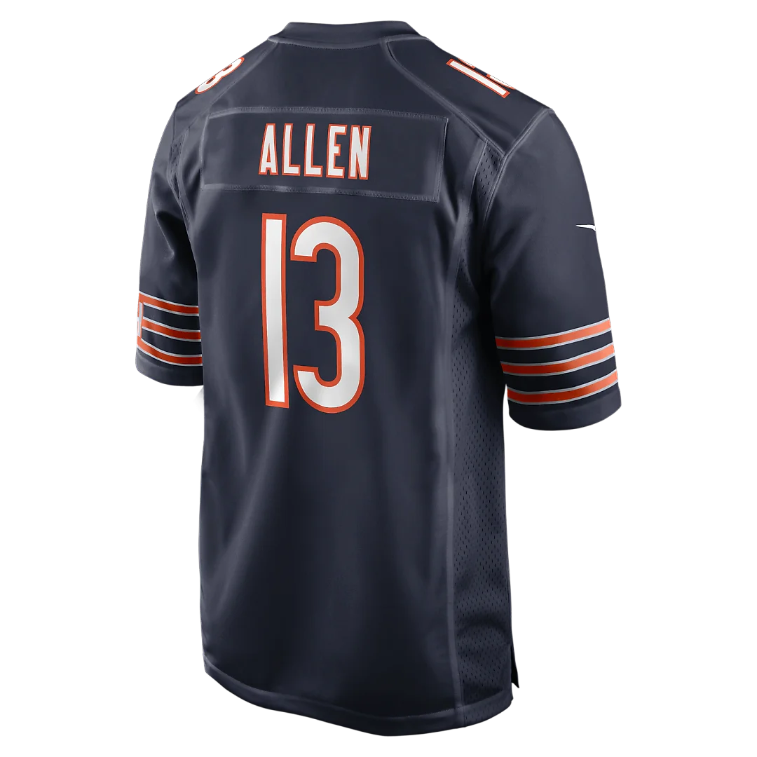 Zennovawear Keenan Allen Chicago Bears Team Game Jersey - Navy