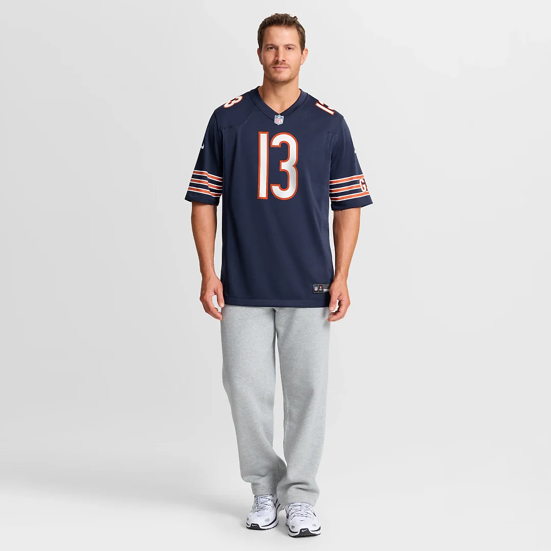 Zennovawear Keenan Allen Chicago Bears Team Game Jersey - Navy