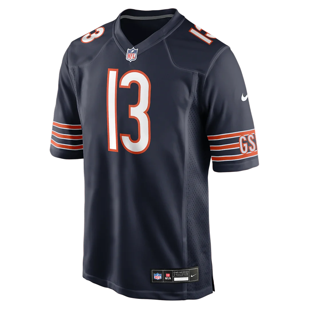 Zennovawear Keenan Allen Chicago Bears Team Game Jersey - Navy