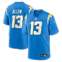 Zennovawear Keenan Allen Los Angeles Chargers Game Player Jersey - Powder Blue