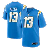Zennovawear Keenan Allen Los Angeles Chargers Game Player Jersey - Powder Blue