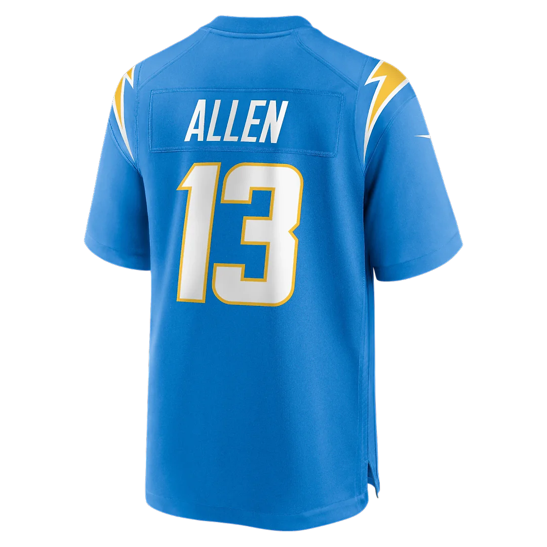 Zennovawear Keenan Allen Los Angeles Chargers Game Player Jersey - Powder Blue