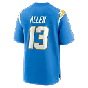 Zennovawear Keenan Allen Los Angeles Chargers Game Player Jersey - Powder Blue