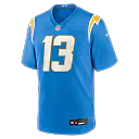 Zennovawear Keenan Allen Los Angeles Chargers Game Player Jersey - Powder Blue
