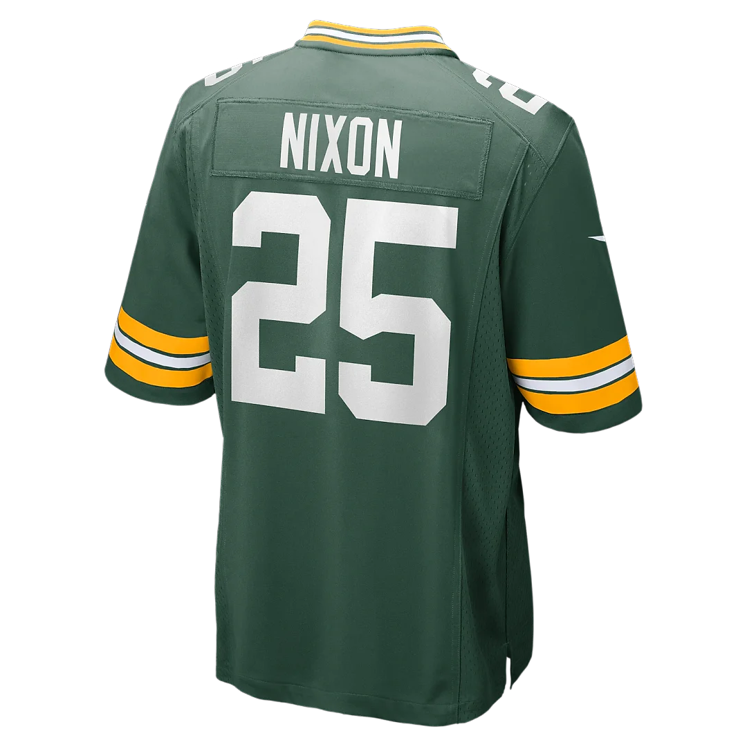 Zennovawear Keisean Nixon Green Bay Packers Game Player Jersey - Green