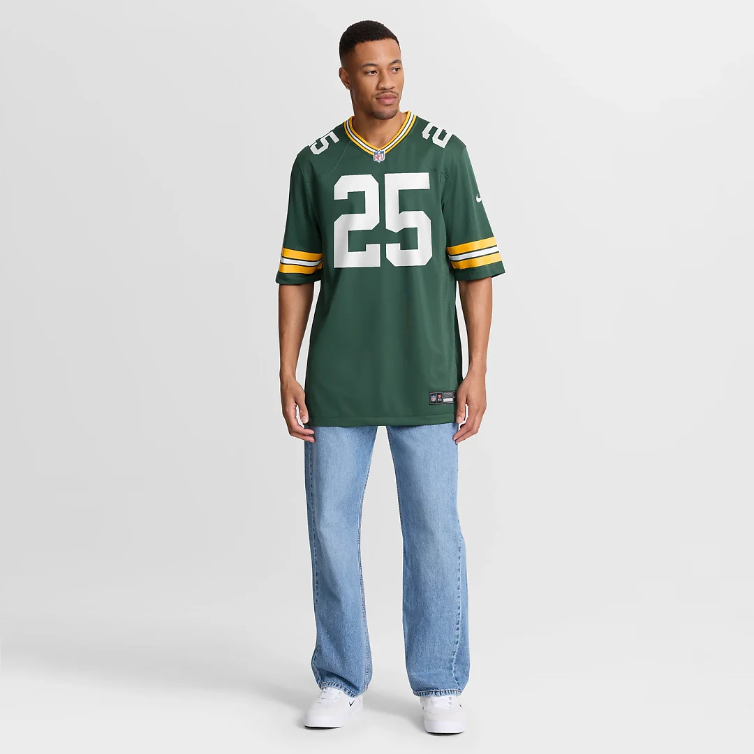 Zennovawear Keisean Nixon Green Bay Packers Game Player Jersey - Green