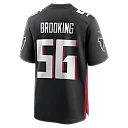 Zennovawear Keith Brooking Atlanta Falcons Game Retired Player Jersey - Black