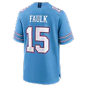 Zennovawear Keldric Faulk Tennessee Titans Team Game Jersey - Light Blue