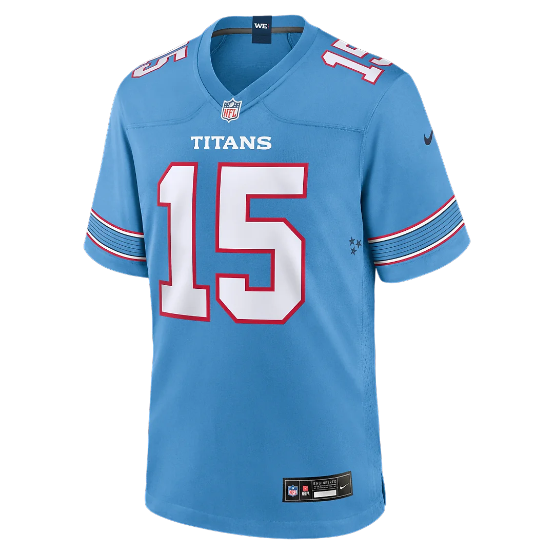 Zennovawear Keldric Faulk Tennessee Titans Team Game Jersey - Light Blue