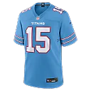 Zennovawear Keldric Faulk Tennessee Titans Team Game Jersey - Light Blue