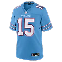 Zennovawear Keldric Faulk Tennessee Titans 2026 NFL Draft First Round Pick No.31 Game Jersey - Light Blue