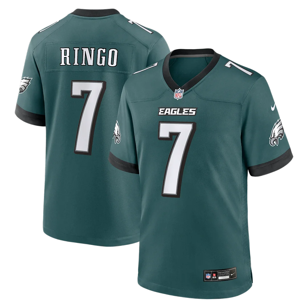 Zennovawear Kelee Ringo Philadelphia Eagles Team Game Jersey - Midnight Green