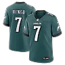 Zennovawear Kelee Ringo Philadelphia Eagles Team Game Jersey - Midnight Green