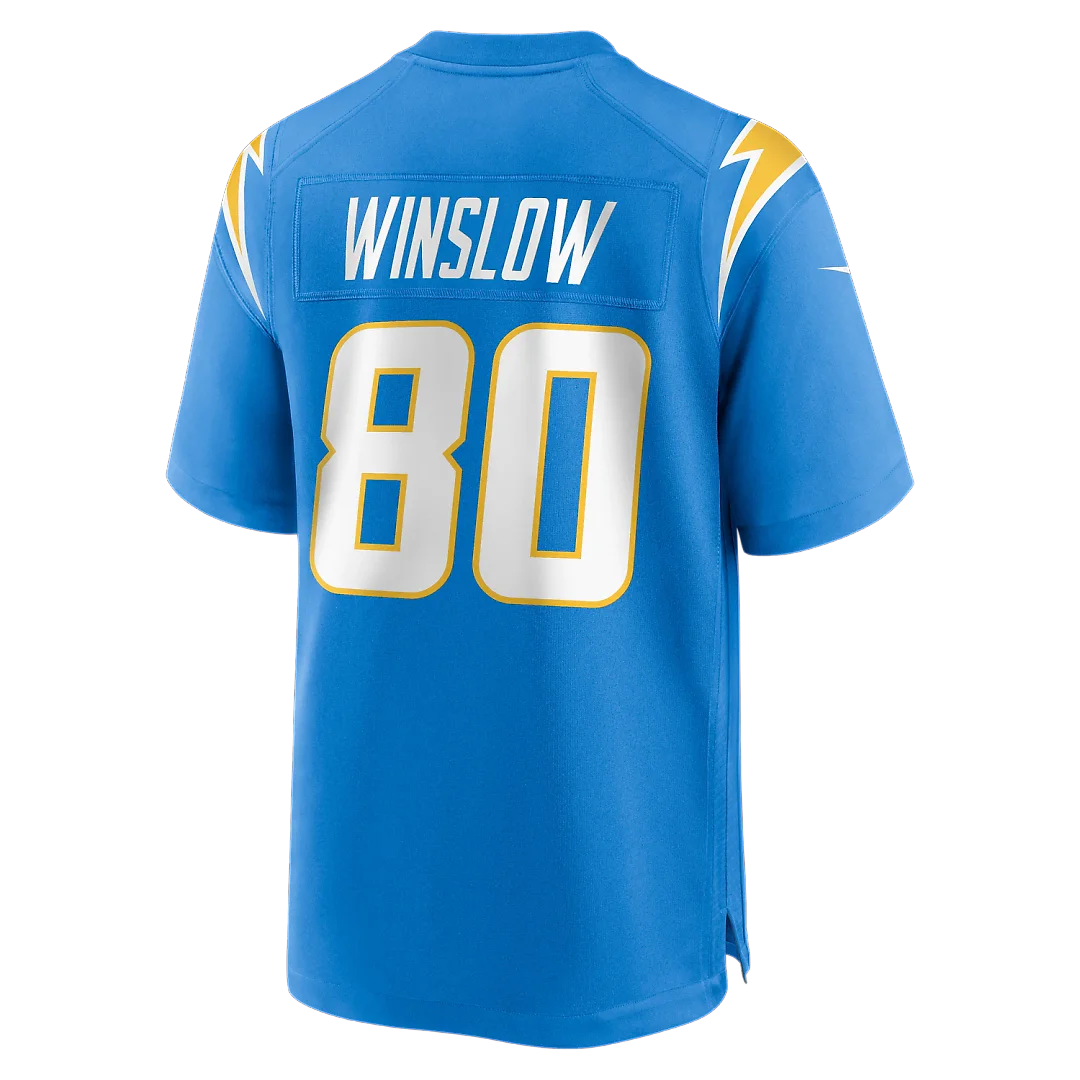 Zennovawear Kellen Winslow Los Angeles Chargers Game Retired Player Jersey - Powder Blue