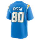 Zennovawear Kellen Winslow Los Angeles Chargers Game Retired Player Jersey - Powder Blue