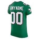 Zennovawear Philadelphia Eagles 2nd Alternate Vapor FUSE. Elite Custom Jersey - Kelly Green