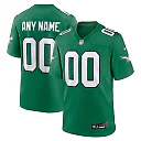 Zennovawear Philadelphia Eagles Alternate Custom Game Jersey - Kelly Green