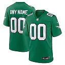 Zennovawear Philadelphia Eagles Alternate Custom Game Jersey - Kelly Green