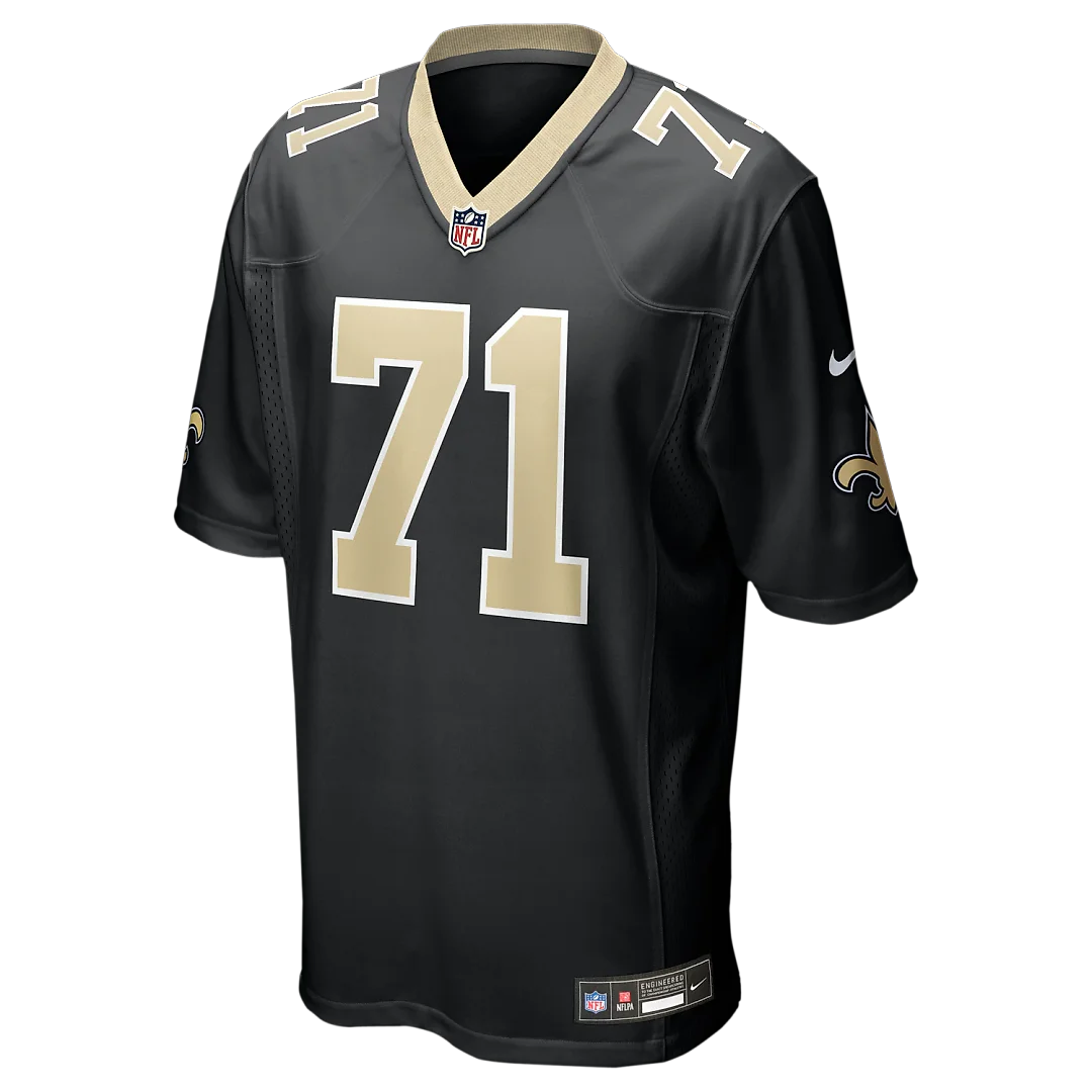 Zennovawear Kelvin Banks Jr. New Orleans Saints Game Player Jersey - Black
