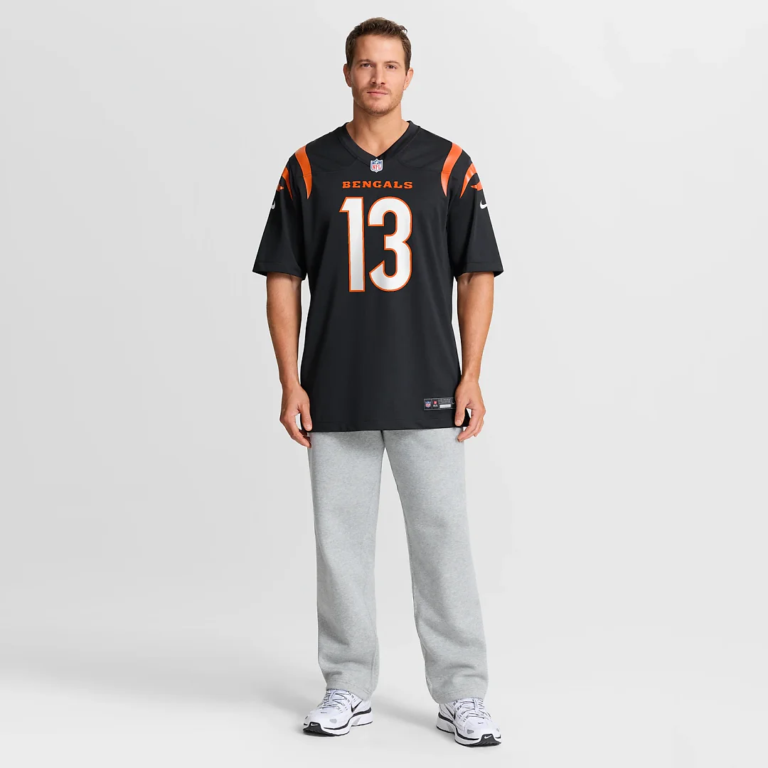 Zennovawear Ken Riley Cincinnati Bengals Retired Player Game Jersey - Black