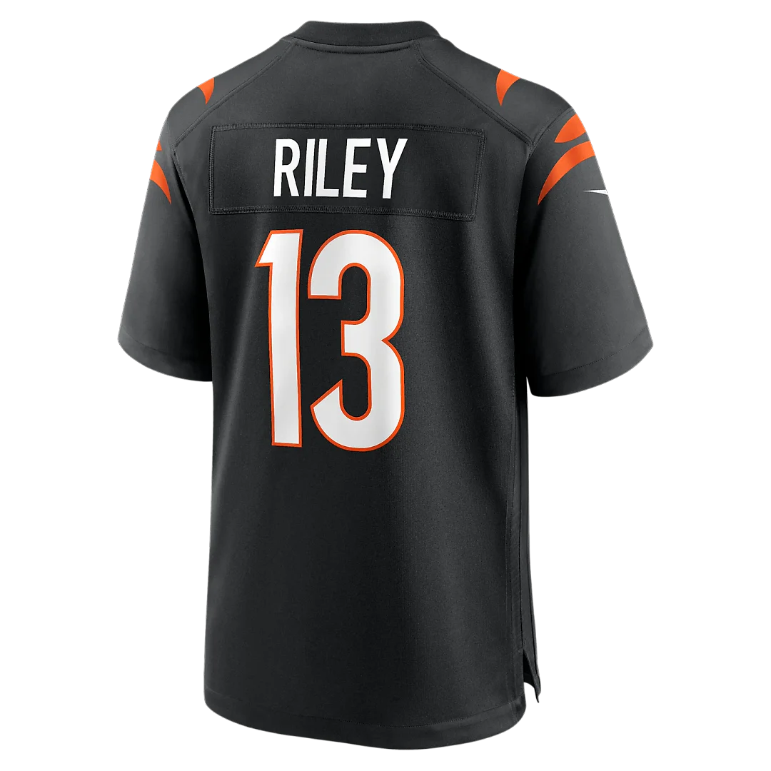 Zennovawear Ken Riley Cincinnati Bengals Retired Player Game Jersey - Black