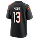 Zennovawear Ken Riley Cincinnati Bengals Retired Player Game Jersey - Black