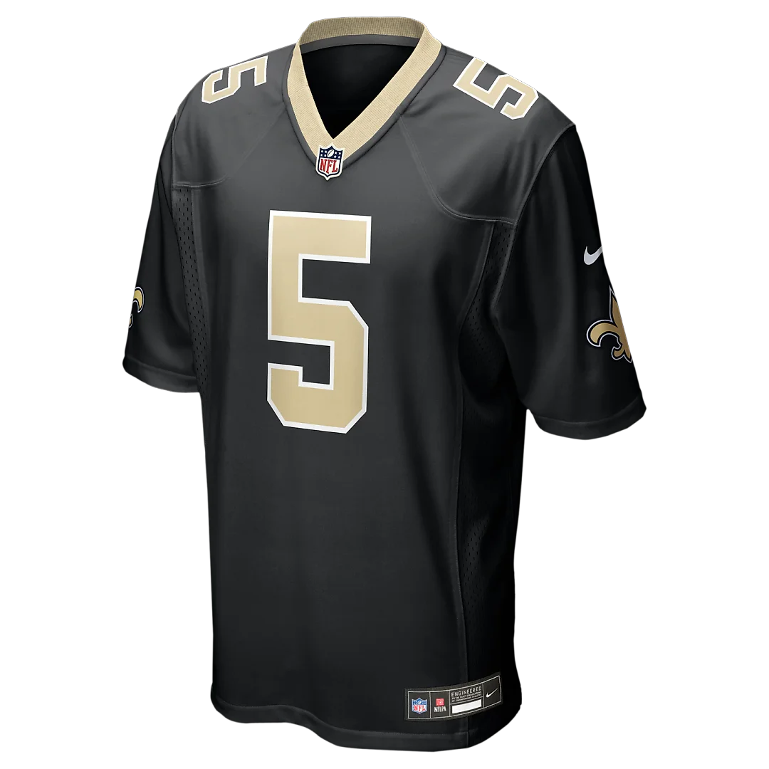 Zennovawear Kendre Miller New Orleans Saints Team Game Jersey - Black