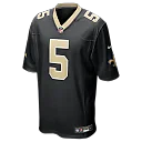 Zennovawear Kendre Miller New Orleans Saints Team Game Jersey - Black