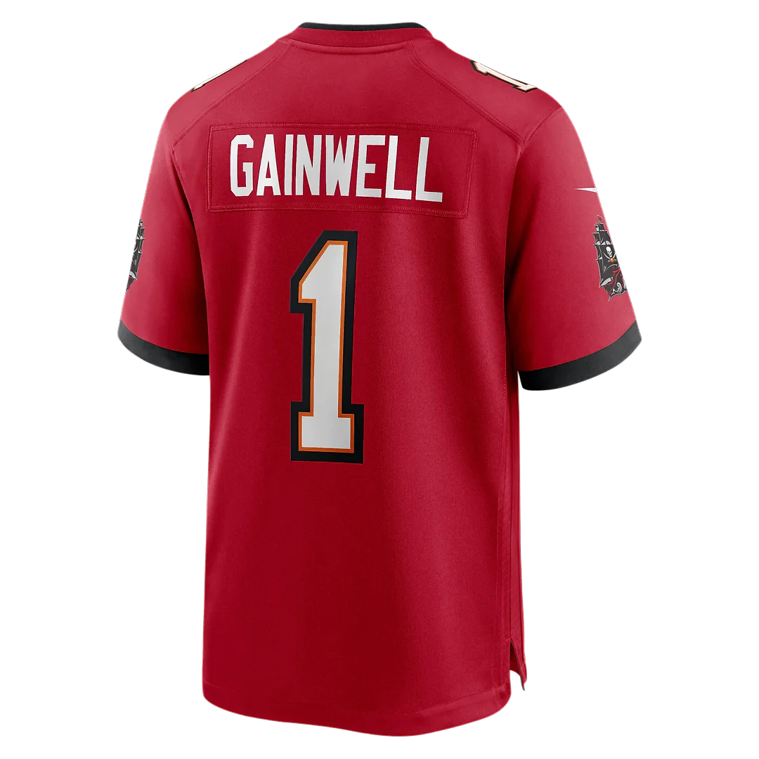 Zennovawear Kenneth Gainwell Tampa Bay Buccaneers Team Game Jersey - Red