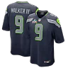 Zennovawear Kenneth Walker III Seattle Seahawks Super Bowl LX Patch Game Jersey - College Navy