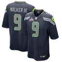 Zennovawear Kenneth Walker III Seattle Seahawks Super Bowl LX Patch Game Jersey - College Navy
