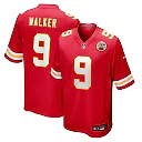Zennovawear Kenneth Walker III Kansas City Chiefs Game Jersey - Red