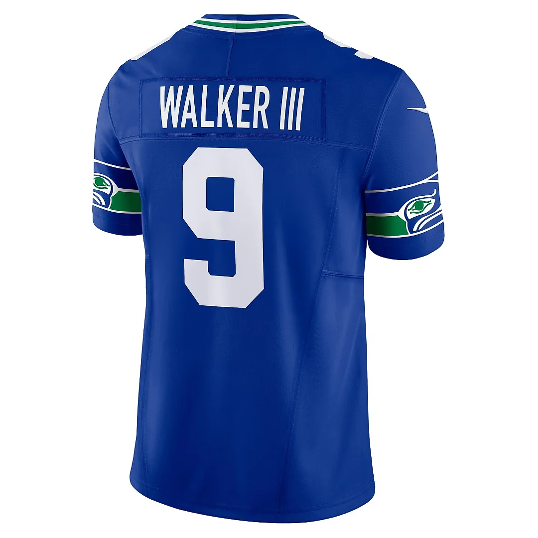Zennovawear Kenneth Walker III Seattle Seahawks Vapor FUSE. Limited Jersey - Royal